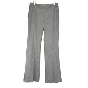 IRIS SETLAKWE High Rise Flat Front Wide Leg Lined Grey Dress Pants Size 8